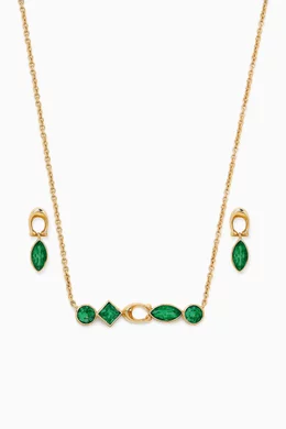 Coach necklace and earring set new arrivals