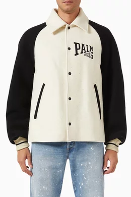 Varsity jacket palm angels deals