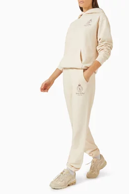 White new arrivals jersey sweatpants