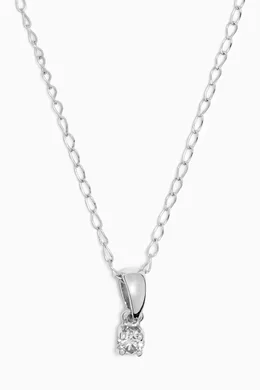 Diamond baby top necklace