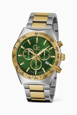Buy GC Green Clubhouse Watch in Stainless Steel 41mm for Men in
