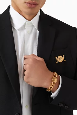 Versace medusa hotsell chain bracelet