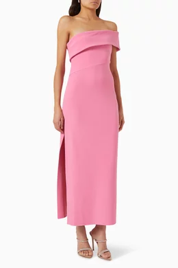One shoulder dress pink 2025