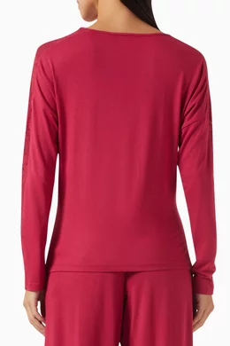 Buy Calvin Klein Red Intrinsic Pyjama Top in Stretch Modal jersey