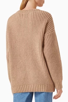 Oversized store sweater beige