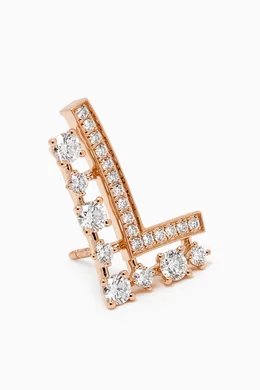 Rose gold hot sale diamond earrings