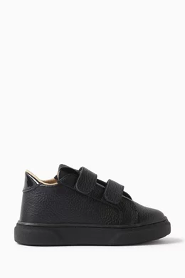 Black hot sale velcro sneakers