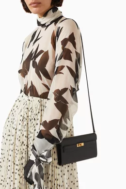 Buy Herm s Pre Loved Black Unused Kelly To Go Crossbody Bag in