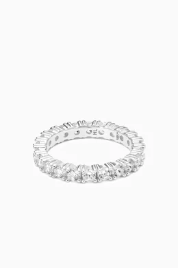 Cz eternity bands cheap sterling silver