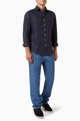 Buttoned shirt discount