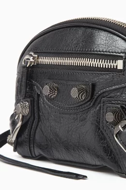 Buy Balenciaga Black XSmall Le Cagole Cosmetic Pouch in Arena Lambskin for Women in UAE Ounass