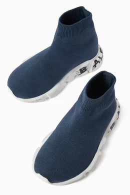 Balenciaga sock sales shoes womens blue