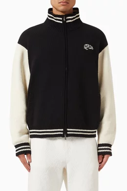 Black discount varsity sweater