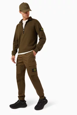 Stone island discount khaki tracksuit