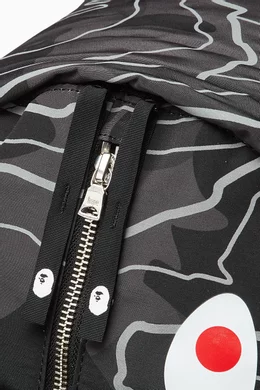 Bape camo top shark backpack