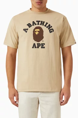 Bathing ape logo t shirt store