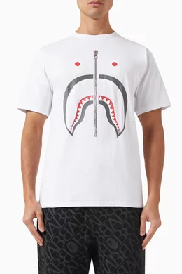 Bathing ape top shirt shark