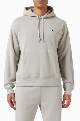 Bathing ape on sale grey hoodie