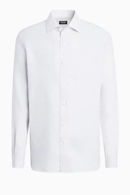 White long sale sleeves for men