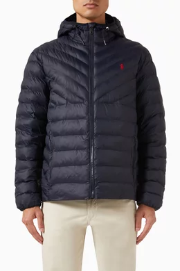 Packable down outlet jacket polo