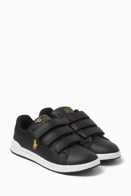 toddler black polo