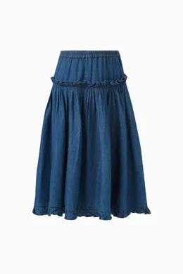 Celine prairie denim skirt clearance