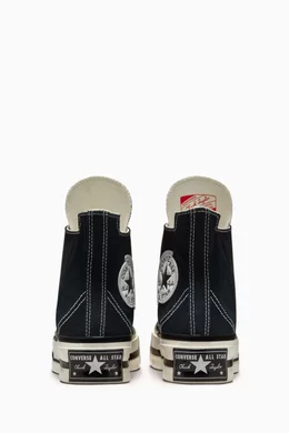 Buy Converse Black Chuck 70 Plus High top Sneakers in Canvas for Women in UAE Ounass