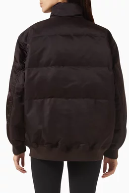 Oversized top black puffer
