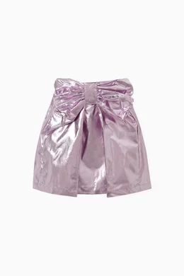 Overall sales skirt purple