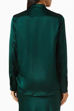 Silk slim fit shirt discount
