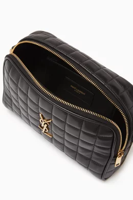 Buy SAINT LAURENT Black Mini Cassandre Matelass Camera Bag in