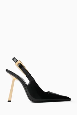 Black shop slingback pumps
