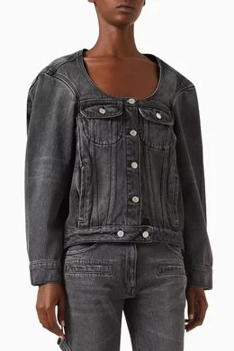 Denim and outlet grey jacket