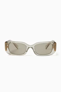 Miu miu rectangular sunglasses hotsell