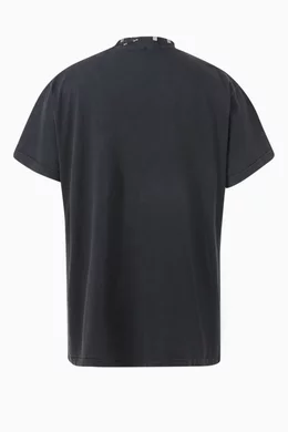 Balenciaga plain black t shirt price clearance