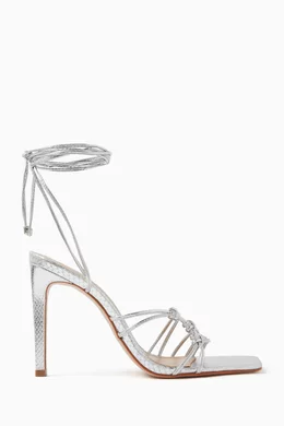 Schutz silver sandals top