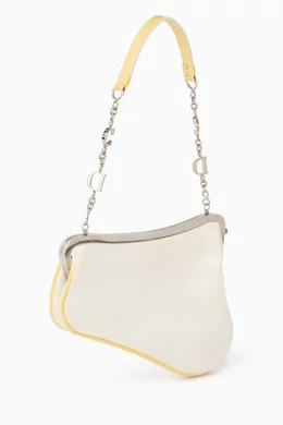 Dior saddle deals bag satin