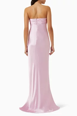 Strapless dress sale long