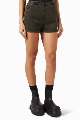 Alexander wang on sale terry logo shorts