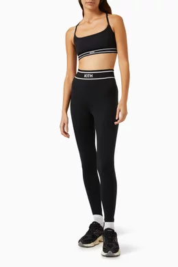 Avery Leggings - Black / White