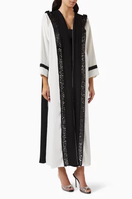 Lace coat new arrivals abaya