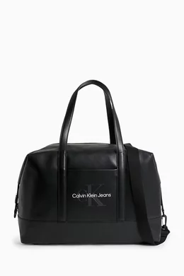 Calvin klein monogram duffle bag sale