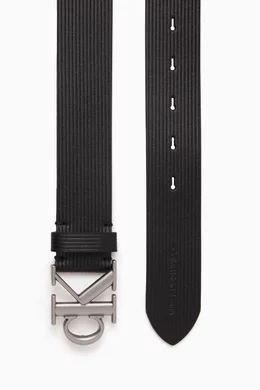 Calvin klein canvas plaque belt online