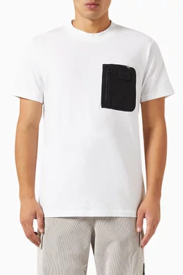 Calvin klein white online t shirt mens