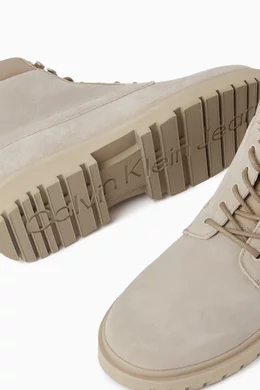 Calvin klein suede boots new arrivals
