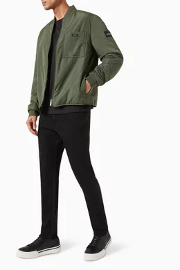 Calvin klein olive green jacket hot sale