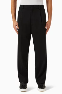 Buy Calvin Klein Black Wide leg Pants for Men in UAE Ounass