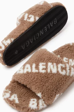 Balenciaga sandals mens brown deals
