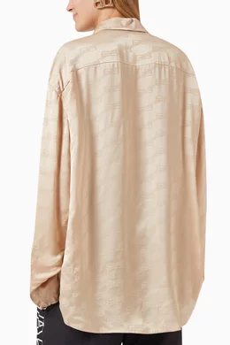 Balenciaga monogram hotsell shirt