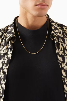 Yellow gold chain top